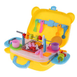 Maxbell Simulated Mini Food Playset Pretend Food Boxes Kids Dinner Playset Yellow - Aladdin Shoppers