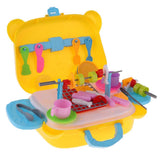 Maxbell Simulated Mini Food Playset Pretend Food Boxes Kids Dinner Playset Yellow - Aladdin Shoppers