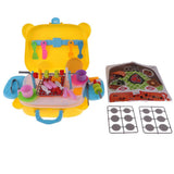 Maxbell Simulated Mini Food Playset Pretend Food Boxes Kids Dinner Playset Yellow - Aladdin Shoppers