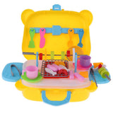 Maxbell Simulated Mini Food Playset Pretend Food Boxes Kids Dinner Playset Yellow - Aladdin Shoppers