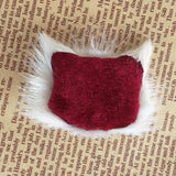 Maxbell Simulation Cat Head Cute Animal Model Plastic White Cat Brooch DIY Accessory Birthday Gift - Aladdin Shoppers