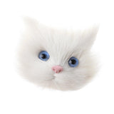 Maxbell Simulation Cat Head Cute Animal Model Plastic White Cat Brooch DIY Accessory Birthday Gift - Aladdin Shoppers