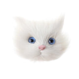 Maxbell Simulation Cat Head Cute Animal Model Plastic White Cat Brooch DIY Accessory Birthday Gift - Aladdin Shoppers