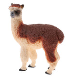 Maxbell Simulation Wildlife Alpaca Animal Model Action Figures Toys Kid Educational Toy Home Office Collectibles Decoration - Aladdin Shoppers