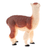 Maxbell Simulation Wildlife Alpaca Animal Model Action Figures Toys Kid Educational Toy Home Office Collectibles Decoration - Aladdin Shoppers