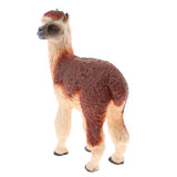 Maxbell Simulation Wildlife Alpaca Animal Model Action Figures Toys Kid Educational Toy Home Office Collectibles Decoration - Aladdin Shoppers