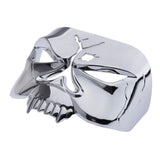 Maxbell SKULL ZOMBIE COVER FOR HARLEY 73-18 REAR FENDER TAILLIGHT 9024 9009 Silver - Aladdin Shoppers