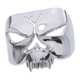 Maxbell SKULL ZOMBIE COVER FOR HARLEY 73-18 REAR FENDER TAILLIGHT 9024 9009 Silver - Aladdin Shoppers