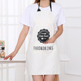 Maxbell Sleeveless Chef Apron Kitchen Cooking Baking Antifouling Apron Kitchen White - Aladdin Shoppers