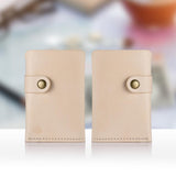 Maxbell Slim Credit Card Holder Faux Leather Wallet Coin Pocket Money Bag Beige Left - Aladdin Shoppers
