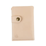 Maxbell Slim Credit Card Holder Faux Leather Wallet Coin Pocket Money Bag Beige Left - Aladdin Shoppers