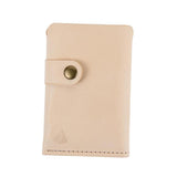 Maxbell Slim Credit Card Holder Faux Leather Wallet Coin Pocket Money Bag Beige Left - Aladdin Shoppers