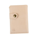 Maxbell Slim Credit Card Holder Faux Leather Wallet Coin Pocket Money Bag Beige Left - Aladdin Shoppers