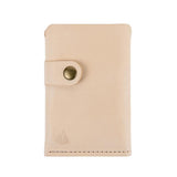 Maxbell Slim Credit Card Holder Faux Leather Wallet Coin Pocket Money Bag Beige Left - Aladdin Shoppers