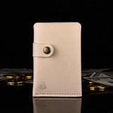 Maxbell Slim Credit Card Holder Faux Leather Wallet Coin Pocket Money Bag Beige Left - Aladdin Shoppers