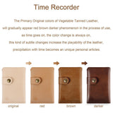 Maxbell Slim Credit Card Holder Faux Leather Wallet Coin Pocket Money Bag Beige Left - Aladdin Shoppers
