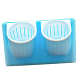 Maxbell Small Wall Planter Self Watering Flower Pots Garden Yard Patio Plants Blue - Aladdin Shoppers
