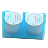 Maxbell Small Wall Planter Self Watering Flower Pots Garden Yard Patio Plants Blue - Aladdin Shoppers