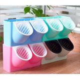 Maxbell Small Wall Planter Self Watering Flower Pots Garden Yard Patio Plants Blue - Aladdin Shoppers