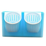 Maxbell Small Wall Planter Self Watering Flower Pots Garden Yard Patio Plants Blue - Aladdin Shoppers