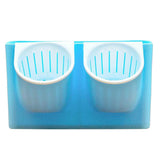 Maxbell Small Wall Planter Self Watering Flower Pots Garden Yard Patio Plants Blue - Aladdin Shoppers