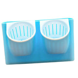 Maxbell Small Wall Planter Self Watering Flower Pots Garden Yard Patio Plants Blue - Aladdin Shoppers