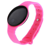 Maxbell Smart Band Watch Fitness Tracker Bracelet Heart Rate Steps Pink - Aladdin Shoppers