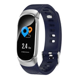 Maxbell Smart Watch Heart Rate Oxygen Blood Pressure Sport Fitness Tracker Silver