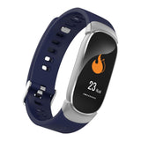 Maxbell Smart Watch Heart Rate Oxygen Blood Pressure Sport Fitness Tracker Silver - Aladdin Shoppers