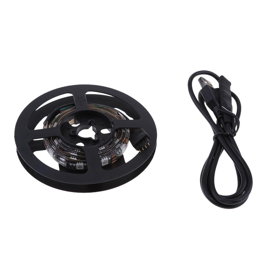 Maxbell SMD 5050 USB RGB light Strip TV Background Lights Colorful Waterproof 0.5M - Aladdin Shoppers
