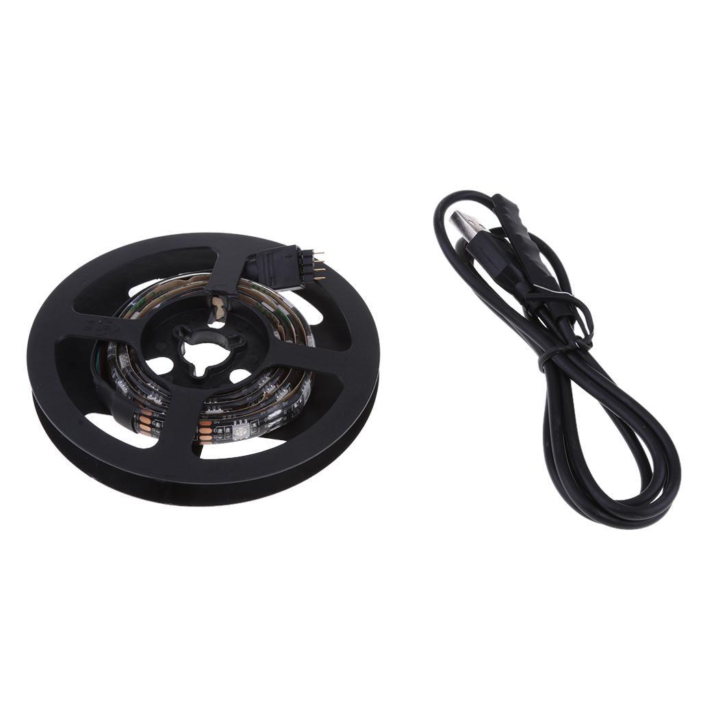 Maxbell SMD 5050 USB RGB light Strip TV Background Lights Colorful Waterproof 0.5M - Aladdin Shoppers