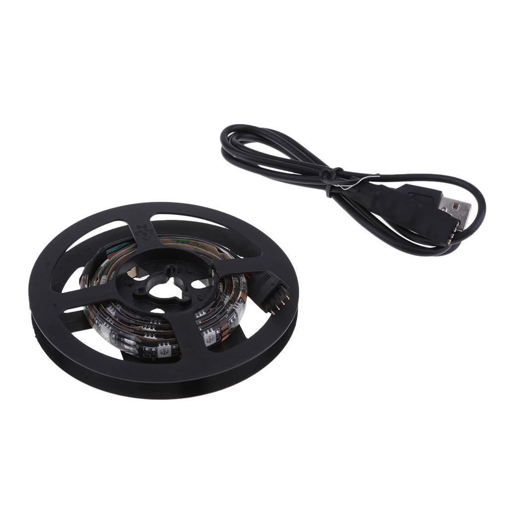 Maxbell SMD 5050 USB RGB light Strip TV Background Lights Colorful Waterproof 0.5M - Aladdin Shoppers