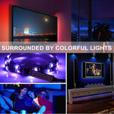 Maxbell SMD 5050 USB RGB light Strip TV Background Lights Colorful Waterproof 0.5M - Aladdin Shoppers