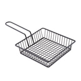 Maxbell Snack Serving Basket French Fries Chips Dish Party Supplies Black Rectangle - Aladdin Shoppers