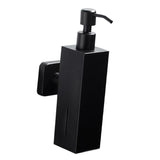 Maxbell Soap Pump Shampoo Dispenser Lotion Bottle Container 200ML Wall Mount Square