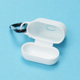 Maxbell Soft Earphone Case Protector Cover White for AirPods Box with Carabiner - Aladdin Shoppers