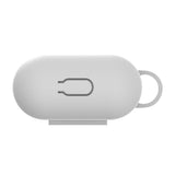 Maxbell Soft Earphone Case Protector Cover White for AirPods Box with Carabiner - Aladdin Shoppers
