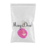 Maxbell Soft Keyring Keychain Charm Pendant Bag Purse Car Key Chain Rose Red - Aladdin Shoppers