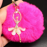 Maxbell Soft Keyring Keychain Charm Pendant Bag Purse Car Key Chain Rose Red - Aladdin Shoppers