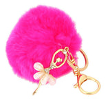 Maxbell Soft Keyring Keychain Charm Pendant Bag Purse Car Key Chain Rose Red - Aladdin Shoppers