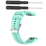 Maxbell Soft Silicone Sport Band 20mm Watch Strap Belt for Garmin Fenix5S Aqua Green - Aladdin Shoppers