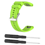 Maxbell Soft Silicone Sport Band 20mm Watch Strap Belt for Garmin Fenix5S Moss Green - Aladdin Shoppers
