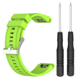 Maxbell Soft Silicone Sport Band 20mm Watch Strap Belt for Garmin Fenix5S Moss Green - Aladdin Shoppers