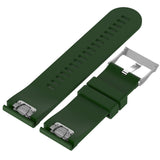 Maxbell Soft Silicone Sport Band 20mm Watch Strap Belt for Garmin Fenix5S Navy Green - Aladdin Shoppers