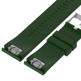 Maxbell Soft Silicone Sport Band 20mm Watch Strap Belt for Garmin Fenix5S Navy Green - Aladdin Shoppers