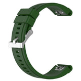 Maxbell Soft Silicone Sport Band 20mm Watch Strap Belt for Garmin Fenix5S Navy Green - Aladdin Shoppers