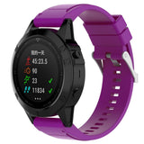 Maxbell Soft Silicone Sport Band 20mm Watch Strap Belt for Garmin Fenix5S Purple - Aladdin Shoppers