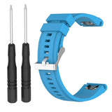 Maxbell Soft Silicone Sport Band 20mm Watch Strap Belt for Garmin Fenix5S Sky Blue - Aladdin Shoppers