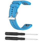Maxbell Soft Silicone Sport Band 20mm Watch Strap Belt for Garmin Fenix5S Sky Blue - Aladdin Shoppers