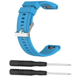 Maxbell Soft Silicone Sport Band 20mm Watch Strap Belt for Garmin Fenix5S Sky Blue - Aladdin Shoppers